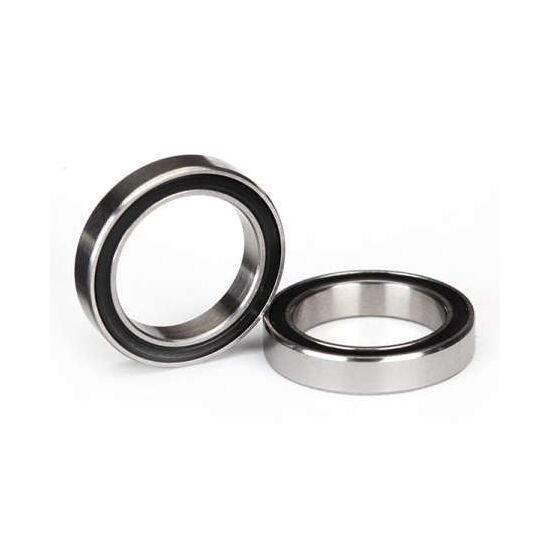 Ball bearings, black rubber sealed (1 5x21x4mm) (2)