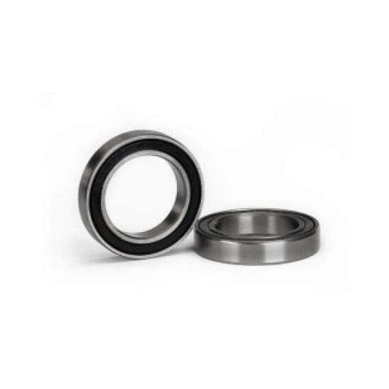 Ball bearing, black rubber sealed (17 x26x5mm) (2)