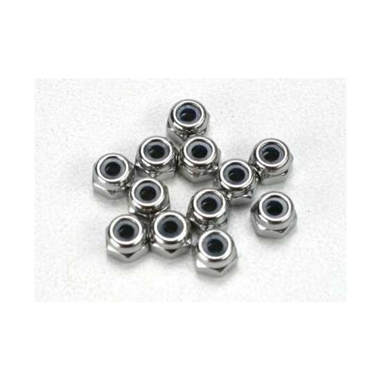 NUTS, 2.5MM NYLON LOCKING (12)