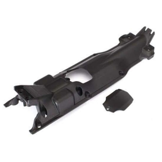 Skidplate, transmission, nylon (black )/ cover