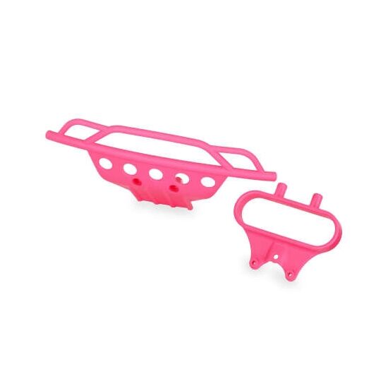 Bumper, front/ bumper mount, front (p ink)