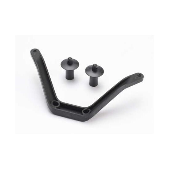 Body mount (1)/ Body mount post (2) (front)