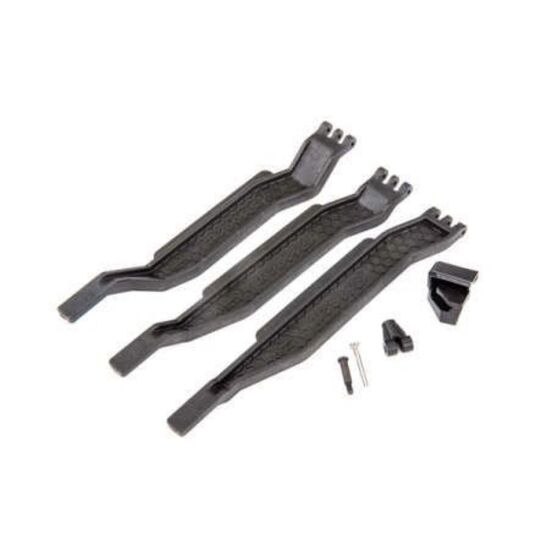 Battery hold-down (3)/ battery clip/ hold-down post/ screw pin/ pivot post screw