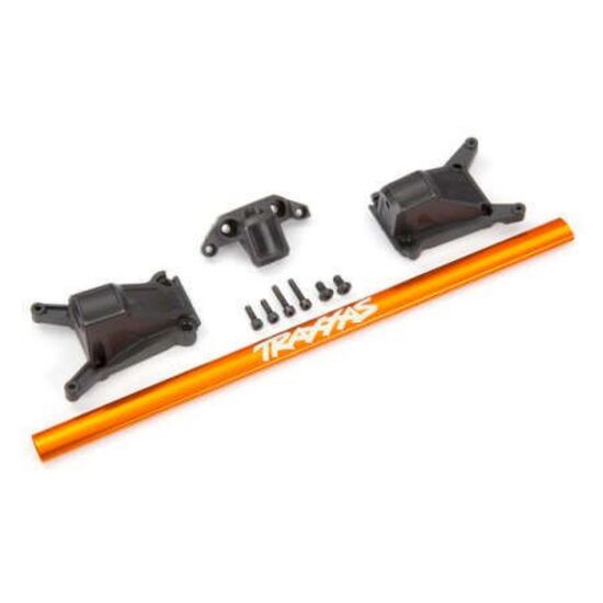 Chassis brace kit, orange (fits Rustl er┬« 4X4 and Slash 4X4 equipped with L ow-CG chassis)