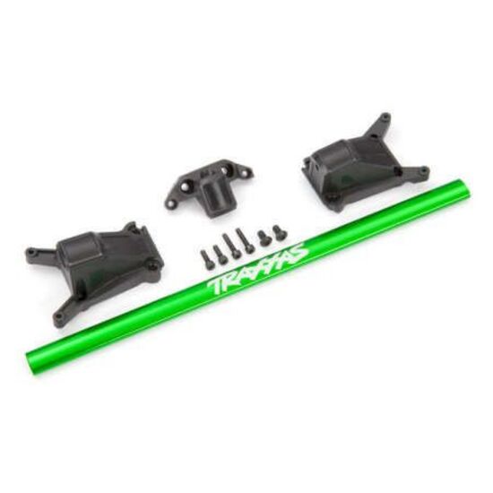 Chassis brace kit, green (fits Rustle r┬« 4X4 and Slash 4X4 equipped with Lo w-CG chassis)