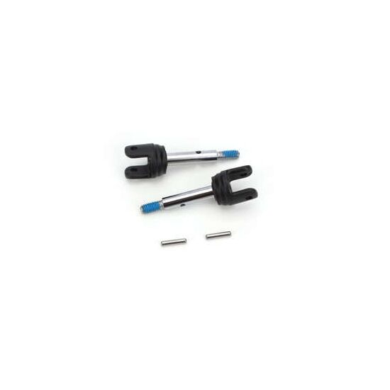 Stub axles, rear, heavy duty (2)/pins