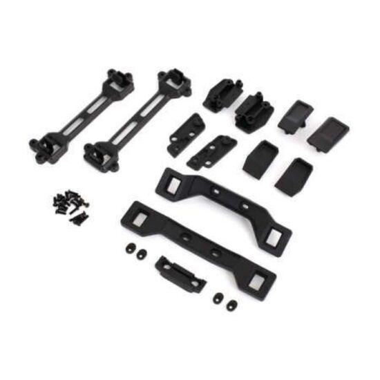 Body conversion kit, Slash 4X4 (inclu des front & rear body mounts, latches , hardware) (for clipless mounting)