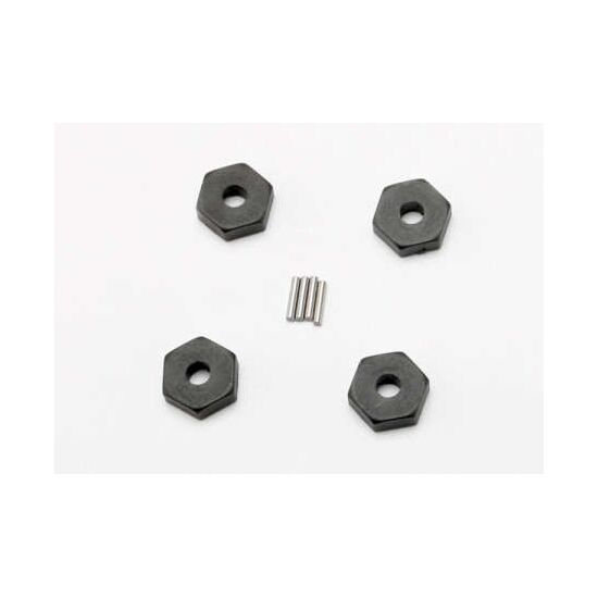 WHEEL HUBS, HEX (4)/ AXLE PINS