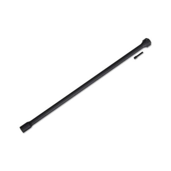 Driveshaft, center, plastic (black)/ screw pin