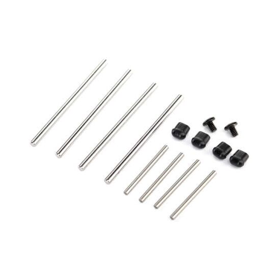 Suspension pin set, complete F&R