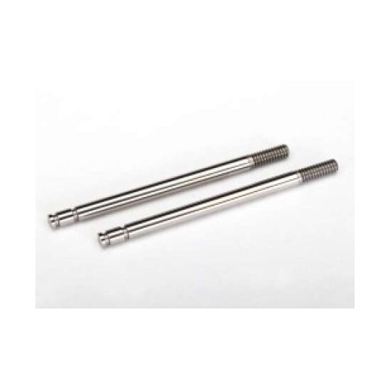 Shock shafts steel, chrome finish (2)