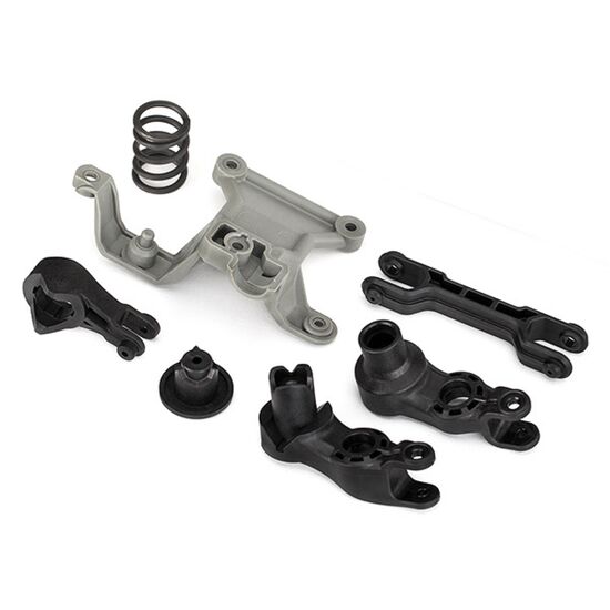 Steering link, steel/ servo saver spr ing, heavy duty (use with #2085X meta l gear servo)