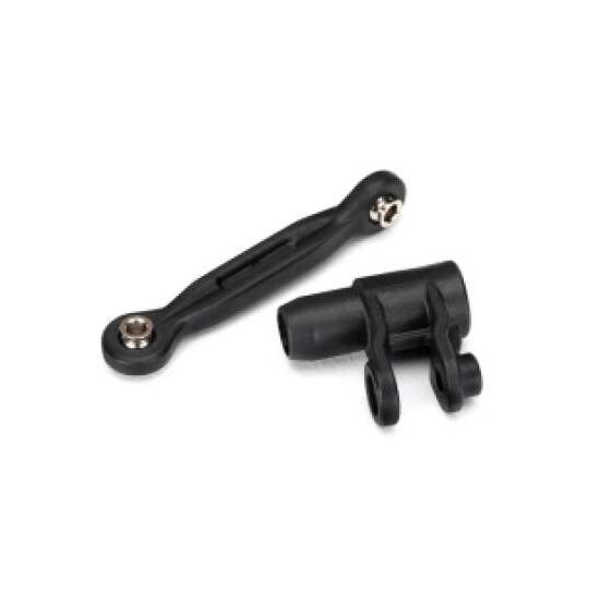 Servo horn, steering/ linkage, steeri ng (46mm, assembled with pivot balls)