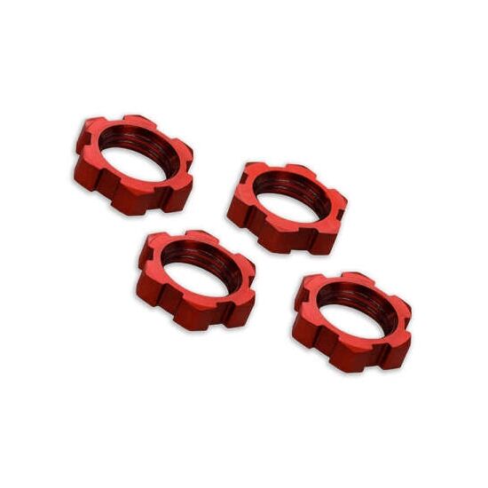 Wheel nuts, splined, 17mm, serrated (