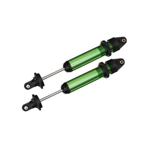 Shocks, GTX, aluminum, green-anodized