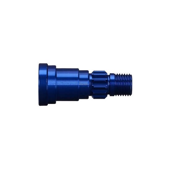 Stub axle, aluminum (blue-anodized)