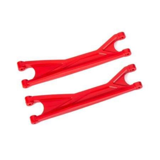 Suspension arms, upper, red (left or right, front or rear) (2) (for use wi th #7895 X-Maxx WideMaxx suspension k
