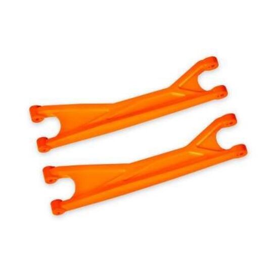 Suspension arms, upper, orange (left or right, front or rear) (2) (for use with #7895 X-Maxx WideMaxx suspensio