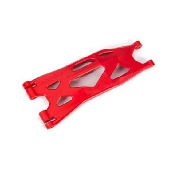 Suspension arm, lower, red (1) (left, front or rear) (for use with #7895 X -Maxx WideMaxx suspension kit)