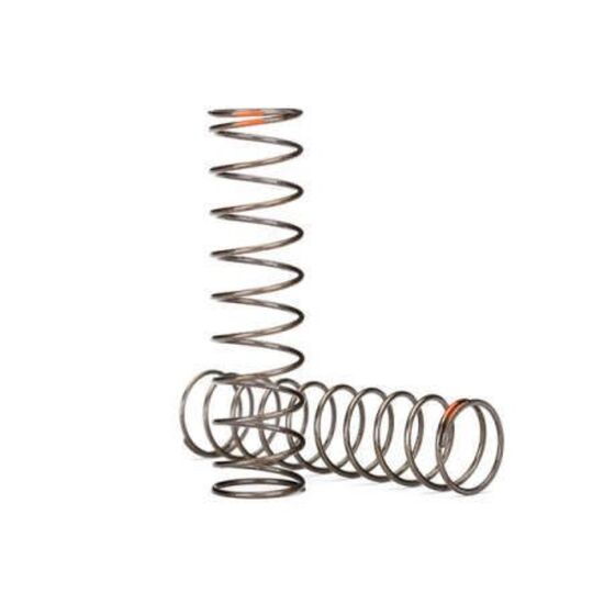 Springs, shock (natural finish) (GTS) (0.39 rate, orange stripe) (2)