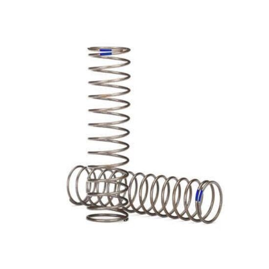 Springs, shock (natural finish) (GTS) (0.61 rate, blue stripe) (2)