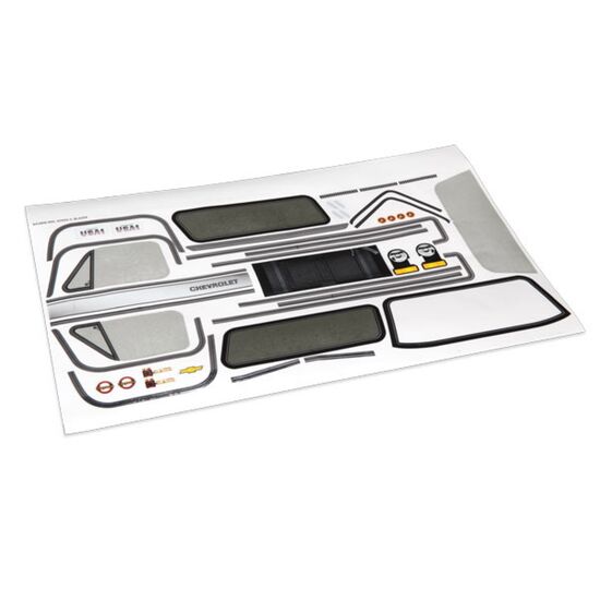 Decal sheet, Chevrolet Blazer (1979)