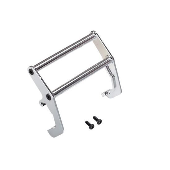 Push bar, bumper, chrome (assembled) (fits #8137 bumper)