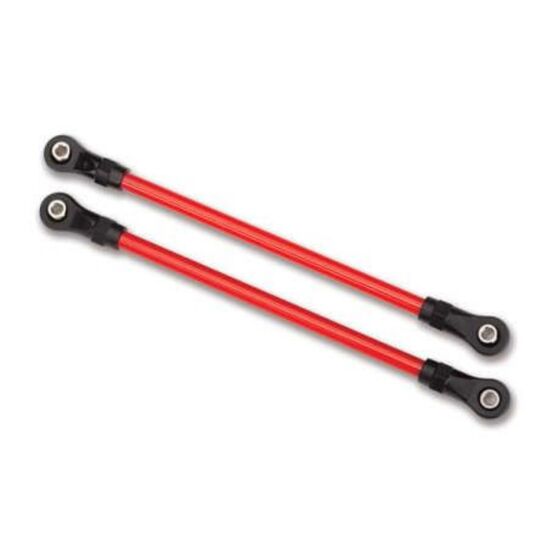 Suspension links, rear lower, red (2) (5x115mm, powder coated steel) (asse mbled with hollow balls) (for use wit
