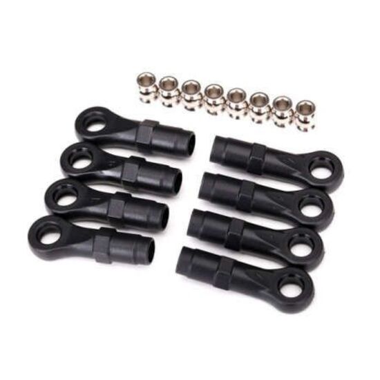 Rod ends, extended (standard (4), ang led (4))/ hollow balls (8) (for use w ith TRX-4 Long Arm Lift Kit)