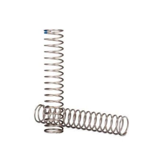 Springs, shock, long (natural finish) (GTS) (0.62 rate, blue stripe) (for use with TRX-4 Long Arm Lift Kit)