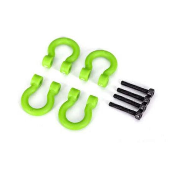 Bumper D-rings, green (front or rear)