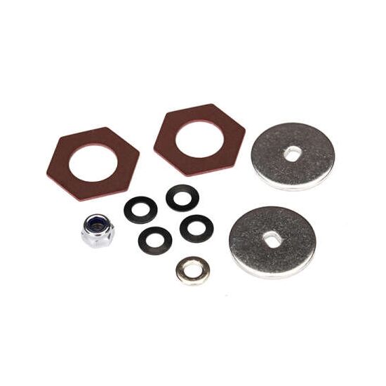 Rebuild kit, slipper clutch (steel di sc (2)/ friction insert (2)/ 4.0mm NL (1)/ spring washers (2))