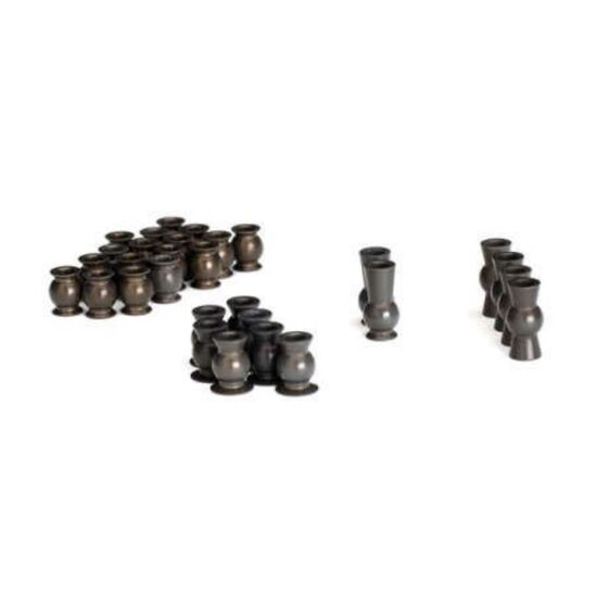 Hollow ball set, complete, TRX-4 (alu minum, PTFE-coated)