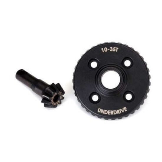 Ring gear, differential/ pinion gear, differential (underdrive, machined)