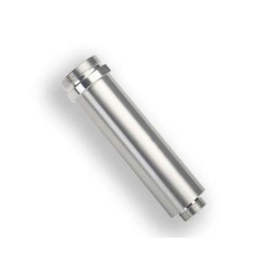 Body, GTR shock, 64mm, silver aluminu m (front, no threads)