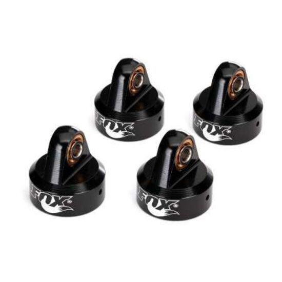 Shock caps, aluminum (black-anodized) , Fox Shocks (4)