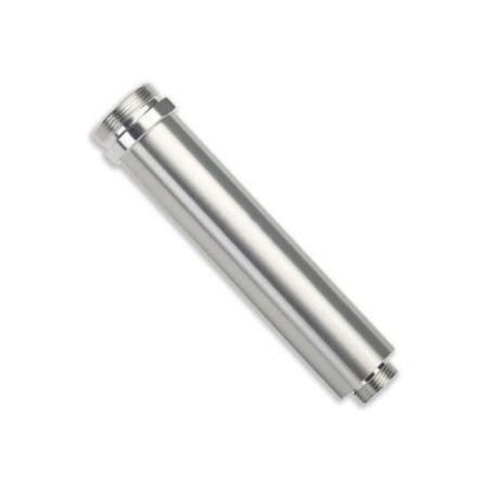 Body, GTR shock, 77mm, silver aluminu m (rear, no threads)