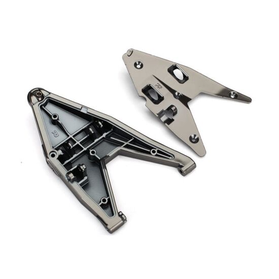 Suspension arm, lower right/ arm inse rt (satin black chrome-plated) (assem bled with hollow ball)