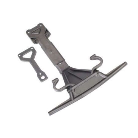 Skidplate, front (plastic)/ support p late (steel)