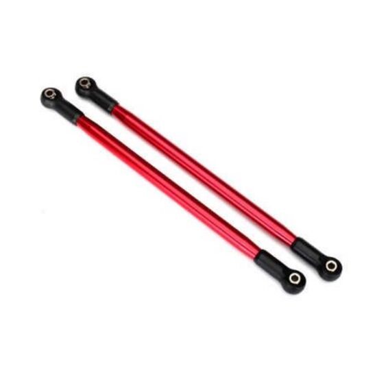 Suspension link, rear (upper) (alumin um, red-anodized) (10x206mm, center t o center) (2) (assembled with hollow