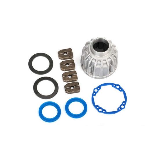 Carrier, differential, aluminum (fron t or center)/ x-ring gaskets (2), rin g gear gasket/ 14.5x20 TW (2)