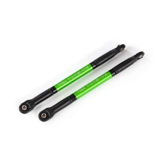 Push rods, aluminum (green-anodized), heavy duty (2) (assembled with rod e nds and threaded inserts)