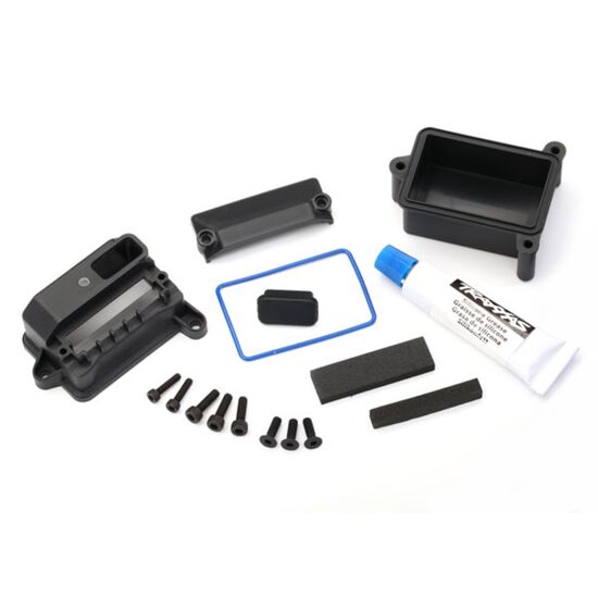 Box, receiver (sealed)/ wire cover/ f oam pads/ silicone grease/ 2.5x10 CS (2)/ 3x15 CCS (3)