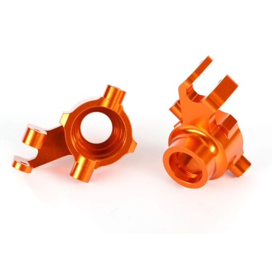 Steering blocks, 6061-T6 aluminum (or ange-anodized), left & right