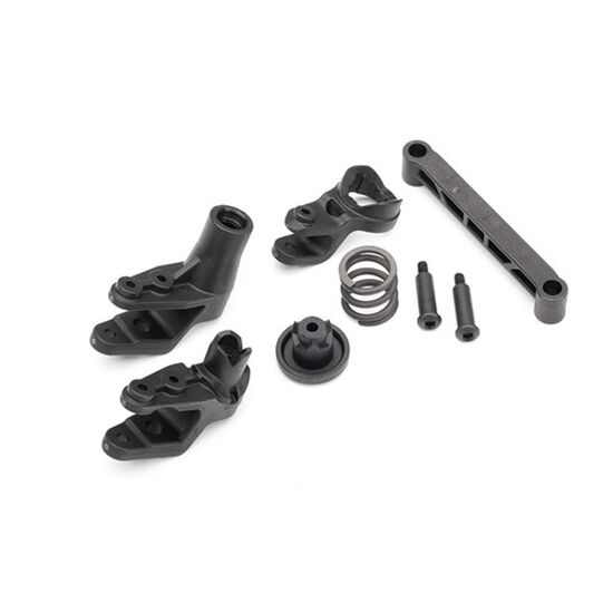 Steering bellcranks/ bellcrank suppor t/ servo saver/ servo saver spring/ d raglink/ 3x20mm shoulder screws (2)