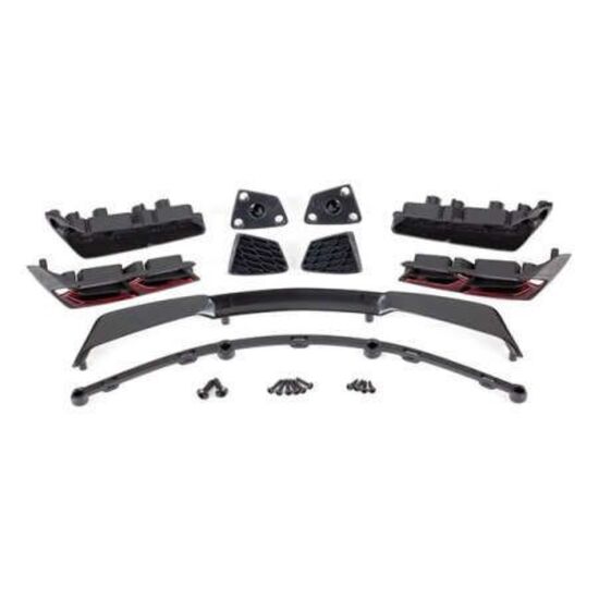 Tail lights (2)/ tail light mounts (2 )/ wing/ wing mount/ vent, rear (2)/ vent mount, rear (2)/ 2.6x8mm BCS (2)