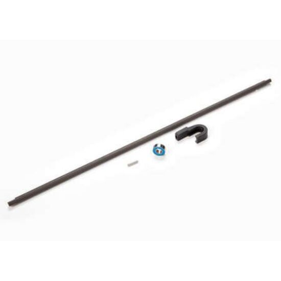 Driveshaft, center, steel (266mm)/ pi n/ support, center driveshaft/ 5x11x4 bearing