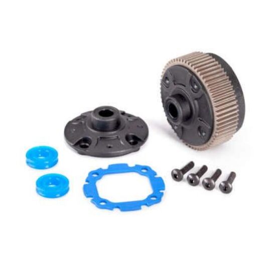 Differential with steel ring gear/ si de cover plate/ gasket/ x-rings (2)/ 2.5x10mm BCS (4)