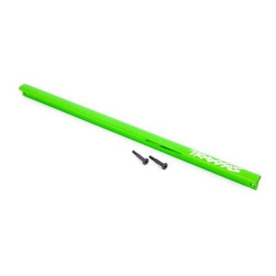 Chassis brace (T-Bar), 6061-T6 alumin um (green-anodized)/ 3x16 SS (2)