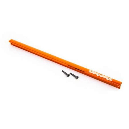 Chassis brace (T-Bar), 6061-T6 alumin um (orange-anodized)/ 3x16 SS (2)